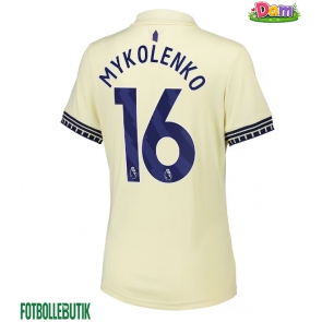 Everton Vitaliy Mykolenko #16 Bortatröja Kvinnor 2025-26 Kortärmad